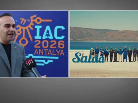 Dünya, uzayı Antalya’da konuşuyor! Sanayi ve Teknoloji Bakanı Mehmet Fatih Kacır CNN TÜRK'te: DÜNYADAKİ MARS: SALDA - fotoğraf 4