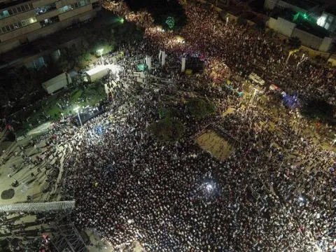 İsrail'de hükümet karşıtı protesto - fotoğraf 3