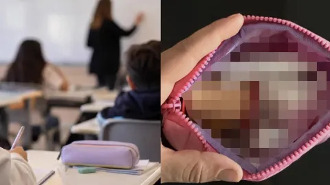 Öğrencinin çantasından çıkanlar acı gerçeği gözler önüne serdi: İşte okullardaki vahim tablo