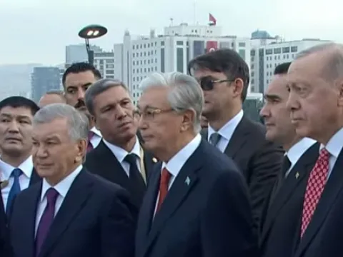 Türk Devletleri Parkı açılıyor | Cumhurbaşkanı Erdoğan ve TDT liderleri Beştepe’deki tören alanında - fotoğraf 4
