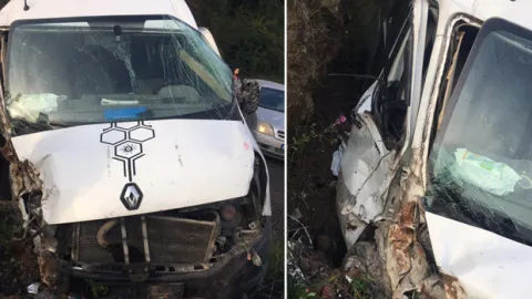 Ordu'da okul servisi şarampole devrildi: 5'i öğrenci 6 kişi yaralandı