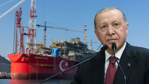 Osman Gazi gemisi yola çıktı. Cumhurbaşkanı Erdoğan: Gaz üretimi ikiye katlanacak