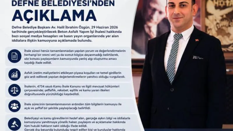Özgün: Asfalt İhalesi Kamu Yararına Göre Yapıldı