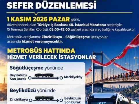İSTANBUL MARATONU NEDENİYLE KAPATILACAK YOLLAR | 1 Kasım’da yollar trafiğe kaçta kapatılacak, kaçta açılacak? Birçok yol trafiğe kapalı olacak! - fotoğraf 4
