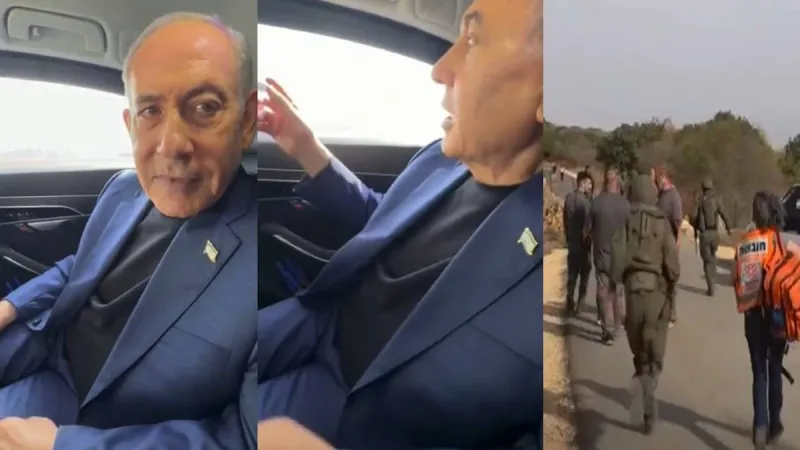 Patlama haberi Netanyahu'ya apar topar yayın kapattırdı