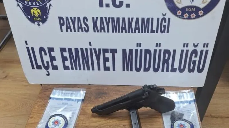 Payas'ta Durdurulan Araçta Tabanca