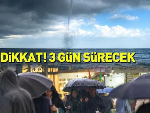 DİKKAT! Meteoroloji saat verdi: Şiddetli sağanak geliyor! 3 gün sürecek - fotoğraf 1