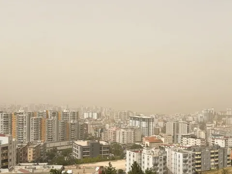 Meteoroloji uyardı; Güneydoğu'da toz taşınımı etkili oldu - fotoğraf 6