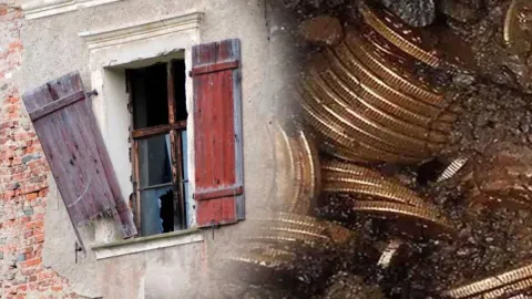 Pencereyi sökerken karşısına içi altın dolu kutu çıktı: Altınların değeri belli oldu