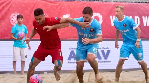 Plaj Futbolu Dünya Kulüpler Şampiyonası, Alanya'da başladı