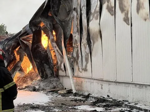 Son dakika: Mersin'de tütün fabrikası yanıyor - fotoğraf 5