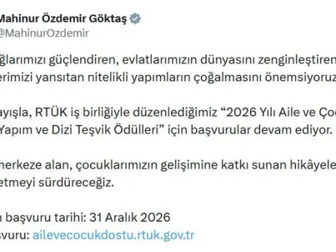 Aile ve çocuk dostu dizilere teşvik: Son başvuru 31 Aralık - fotoğraf 3