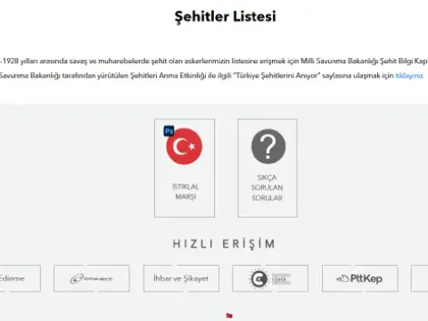 "Dedem nerede şehit oldu?": İşte MSB şehit bilgisi sorgulama ekranı - fotoğraf 1