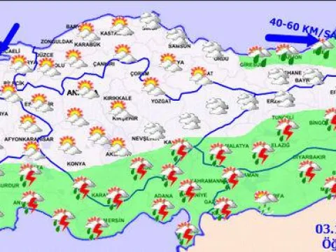 6 kent için "sarı" alarm! 7 bölgede yağış var... İllerimizde hava durumu - fotoğraf 4