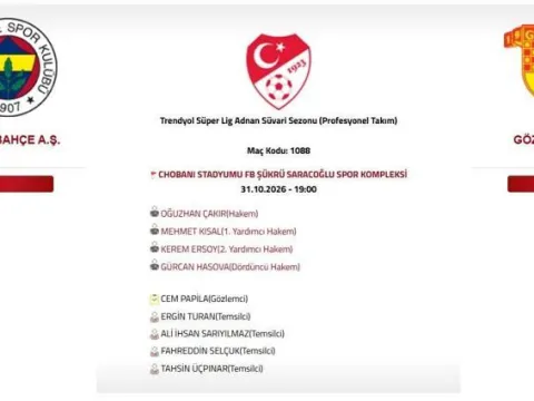 FENERBAHÇE GÖZTEPE MAÇI NE ZAMAN? Fenerbahçe Göztepe Maçı Hangi Gün, Saat Kaçta, Hangi Kanalda? - fotoğraf 1
