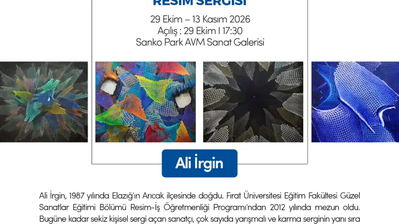 RESSAM ALİ İRGİN'DEN SERGİ