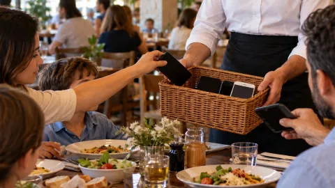 Restoranlarda telefon yasağı başladı: Masaya koyulmasını bile istemiyorlar