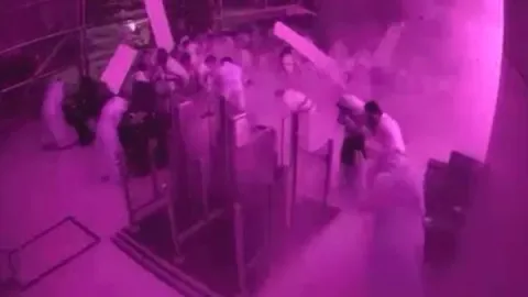 Riyad'daki havalimanına saldırı anı kamerada