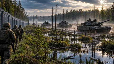 Rus tanklarına karşı sıra dışı önlem: Ormanı bataklığa dönüştürecekler