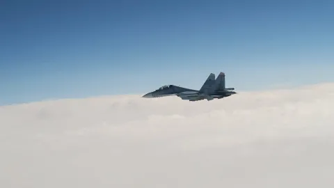 Rusya'ya ait Su-30 savaş uçağı Kaliningrad'da düştü