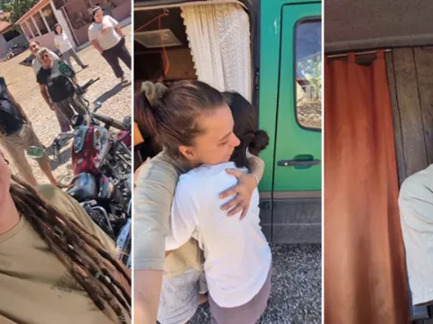Yolda kalan Alman gezgine Sivaslı aile kucak açtı: 11 günlük misafirlik gözyaşlarıyla bitti - fotoğraf 5