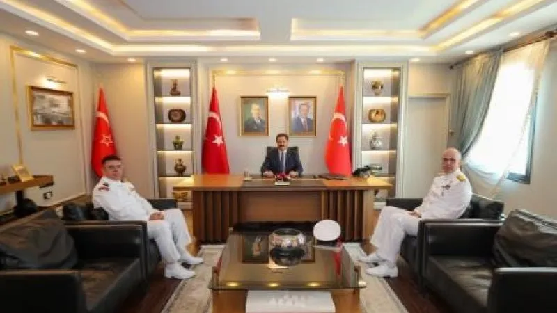 Sahil Güvenlik Komutanlarından Vali Masatlı'ya Ziyaret
