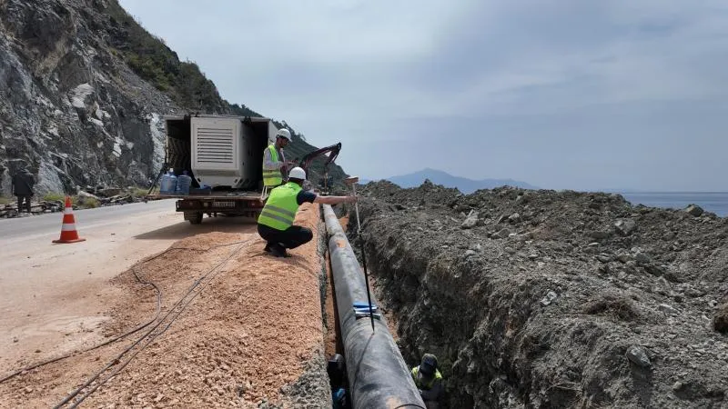 SAMANDAĞ AKÇAY İSALE HATTI'NDA YENİLENME
