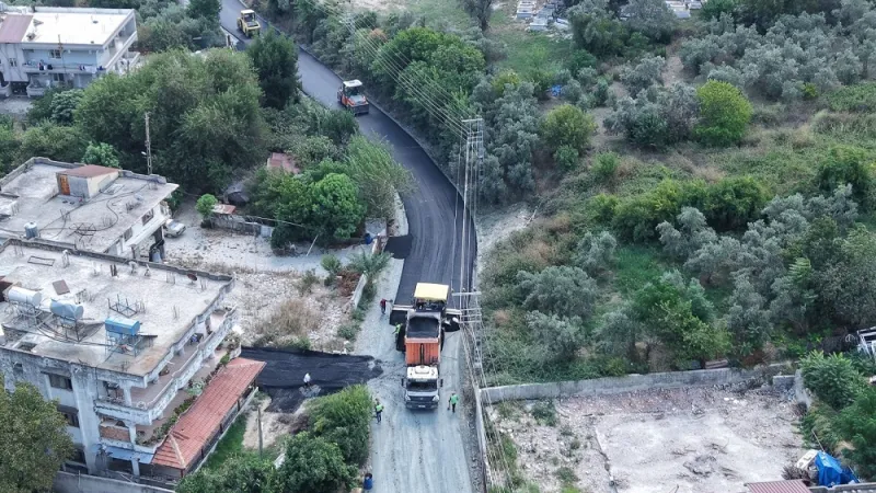 SAMANDAĞ KARAÇAY’DA 3000 METRELİK BETON ASFALT