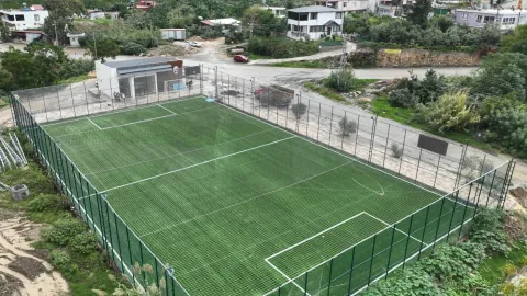 SAMANDAĞ TEKEBAŞI HALI SAHASI YENİLENDİ