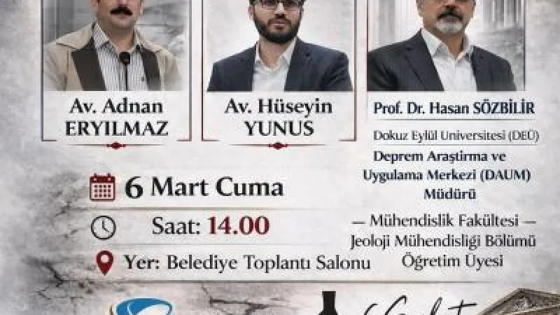 SAMANDAĞ’DA “DEPREM” PANELİ