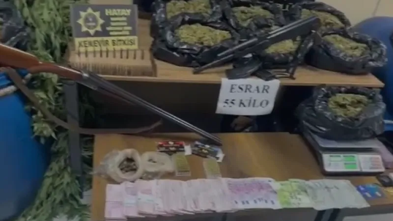 Samandağ'da Uyuşturucu Operasyonu