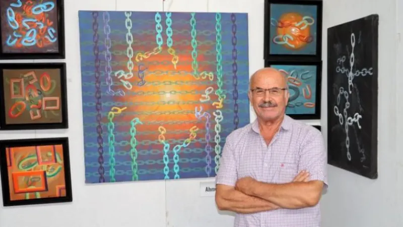Sanatçı Ahmet Bostancı’dan Zincir Temalı Tablolar