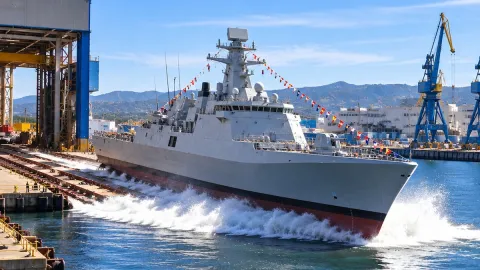 Savaş gemilerini peş peşe denize indiriyorlar: 7'ncisi de hazır