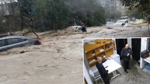 Sel felaketinde kaybolan Ahmet Derin ve Haşim Ciritoğulları'nın son görüntüleri ortaya çıktı