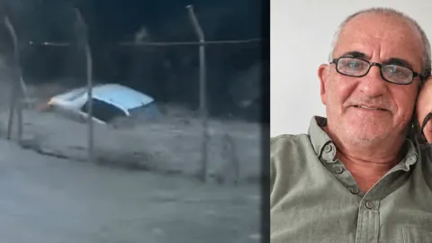 Selde kaybolan vatandaşın dehşet anları kamerada! 'İçinde adam var!'