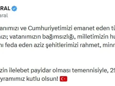 Eski Başdanışman Oktay Saral'dan Atatürk'süz Cumhuriyet Bayramı mesajı - fotoğraf 2