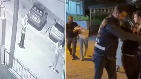 Sokakta havaya ateş açıp paylaşan 2 kişi yakalandı