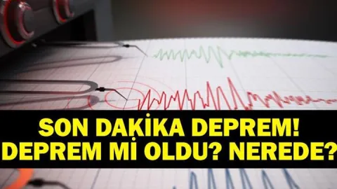 SON DAKİKA DEPREM 13 EKİM! Bugün deprem mi oldu, nerede, kaç şiddetinde? 13 Ekim 2026 AFAD ve Kandilli Rasathanesi son depremler listesi