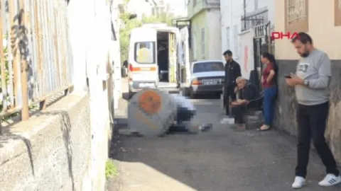 Su deposuyla birlikte yere çakılan işçi feci şekilde can verdi