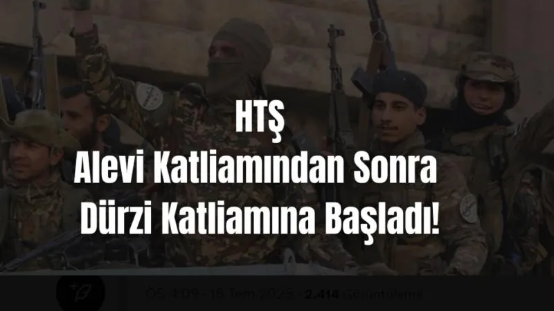 SURİYE; ALEVİ KATLİAMINDAN SONRA DÜRZİ KATLİAMI İLE GÜNDEMDE 