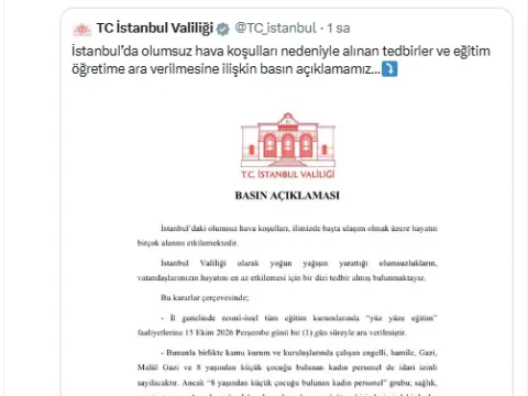 İstanbul Valisi Gül: İstanbul'da yarın sokağa çıkmayın - fotoğraf 1