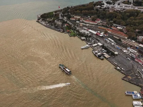 İstanbul Boğazı kahverengiye büründü - fotoğraf 6