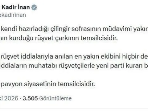AK Partili İnan'dan Özgür Özel'e sert sözler: "Rüşvetçilerle yeni parti kuran bir aciz" - fotoğraf 3