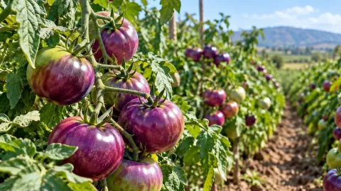 Tarlalarda yeni dönem başladı: Domateslar renk değiştirerek çiftçiyi uyaracak