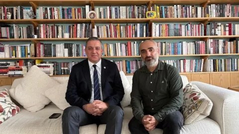 TBB Başkanı Sağkan, yazarımız İsmail Saymaz’ı ziyaret etti