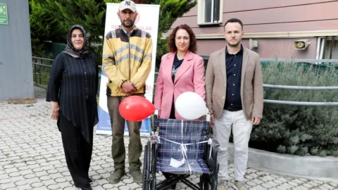 Tehdit ve hakaret soruşturmasında uzlaşma tekerlekli sandalye bağışıyla sağlandı
