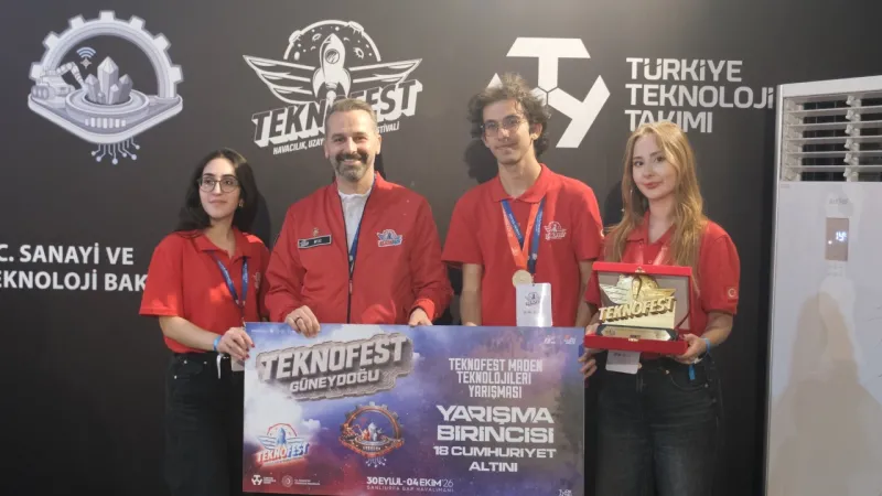 TEKNOFEST'te maden teknolojileri yarıştı