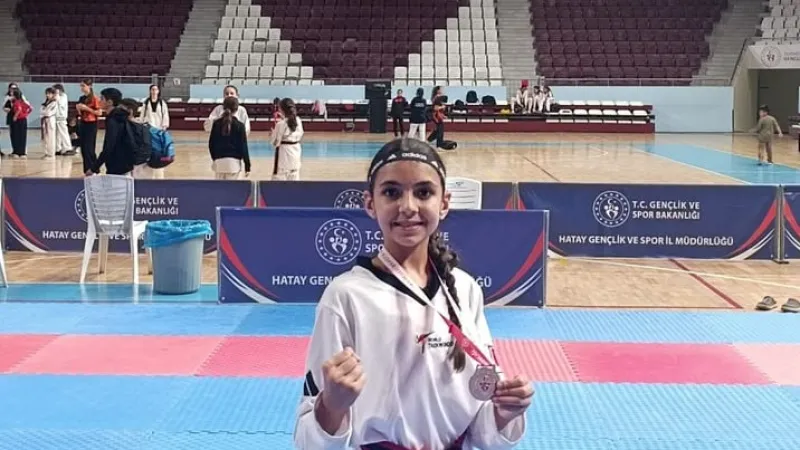 TEKVANDOCU DERİN DAMLA’DAN BİR BAŞARI DAHA