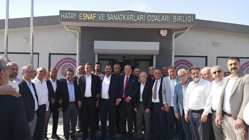 TESK Hatay Temsilcisi Yılmaz'a Görkemli Karşılama