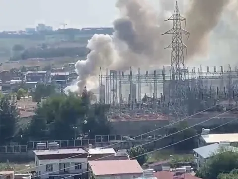 Diyarbakır'da trafo merkezinde yangın ve patlamalar kamerada - fotoğraf 3